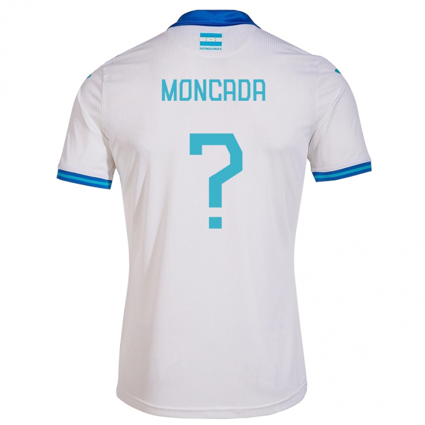 Niño Fútbol Camiseta Honduras Linda Moncada #0 Blanco 1ª Equipación 24-26 Perú