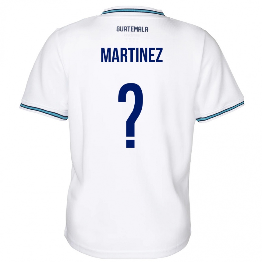 Niño Fútbol Camiseta Guatemala José Carlos Martinez #0 Blanco 1ª Equipación 24-26 Perú