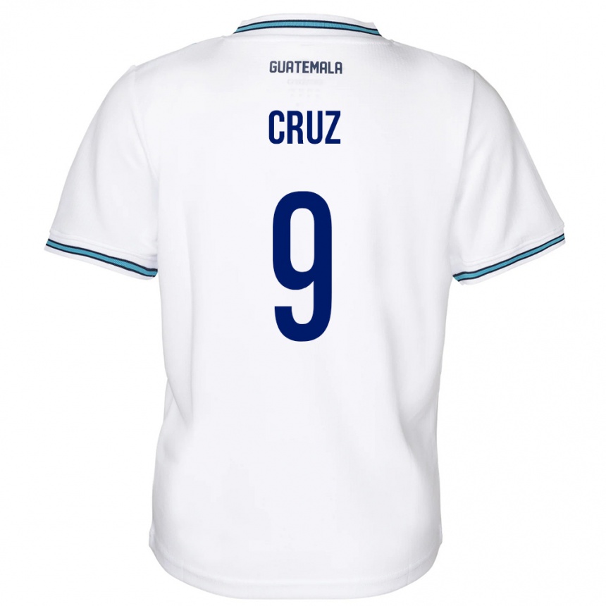 Niño Fútbol Camiseta Guatemala Celsa Cruz #9 Blanco 1ª Equipación 24-26 Perú