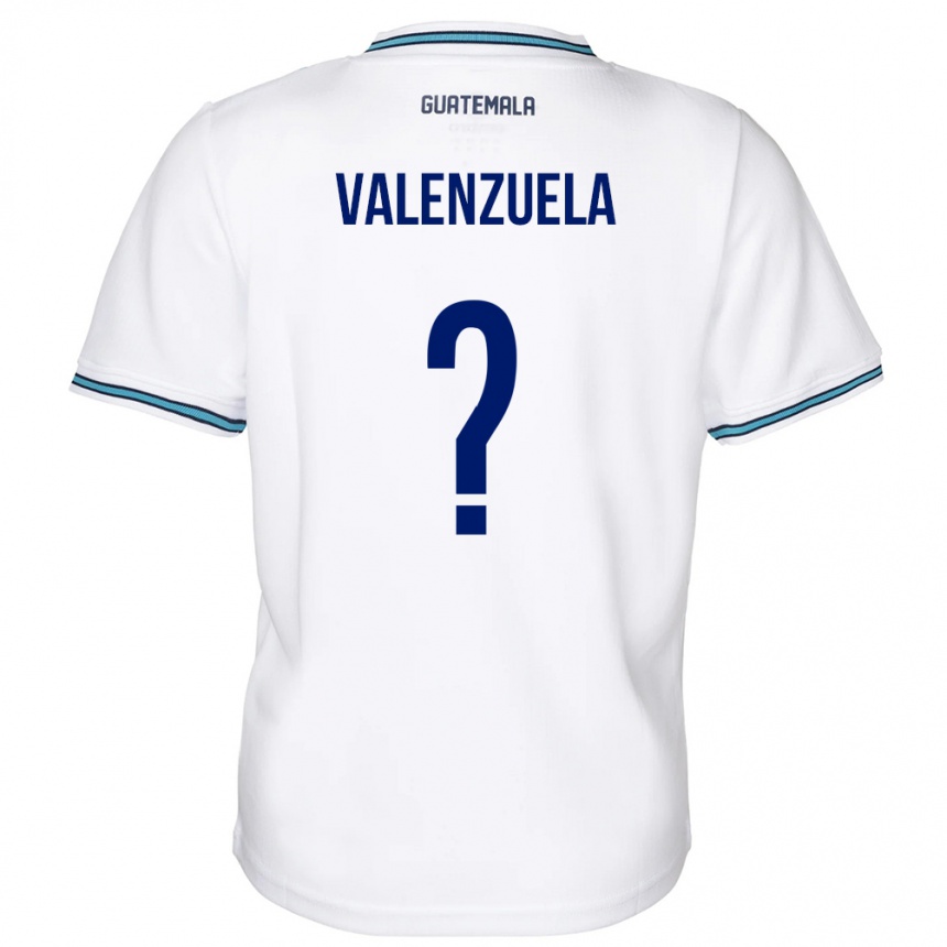 Niño Fútbol Camiseta Guatemala Briana Valenzuela #0 Blanco 1ª Equipación 24-26 Perú