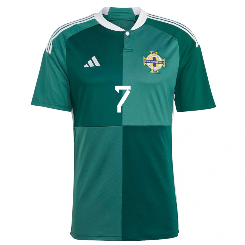 Niño Fútbol Camiseta Irlanda Del Norte Chloe Mccarron #7 Verde 1ª Equipación 24-26 Perú