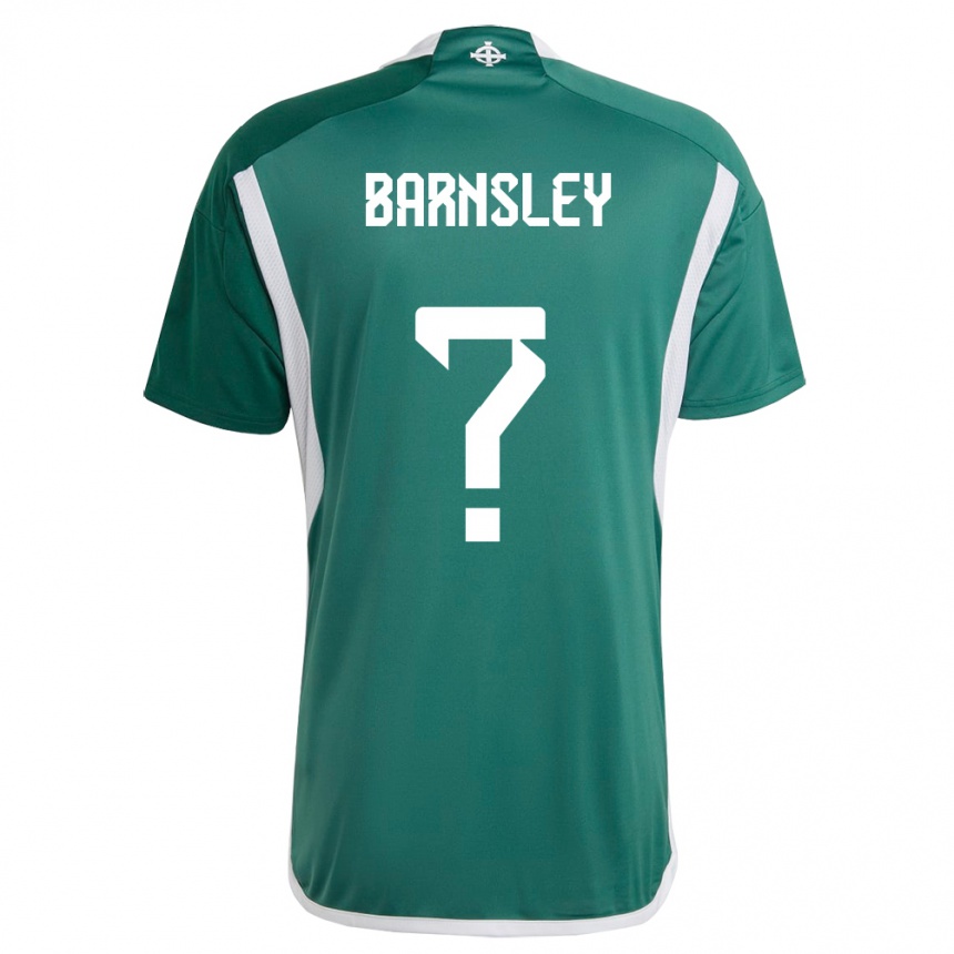 Niño Fútbol Camiseta Irlanda Del Norte Fraser Barnsley #0 Verde 1ª Equipación 24-26 Perú