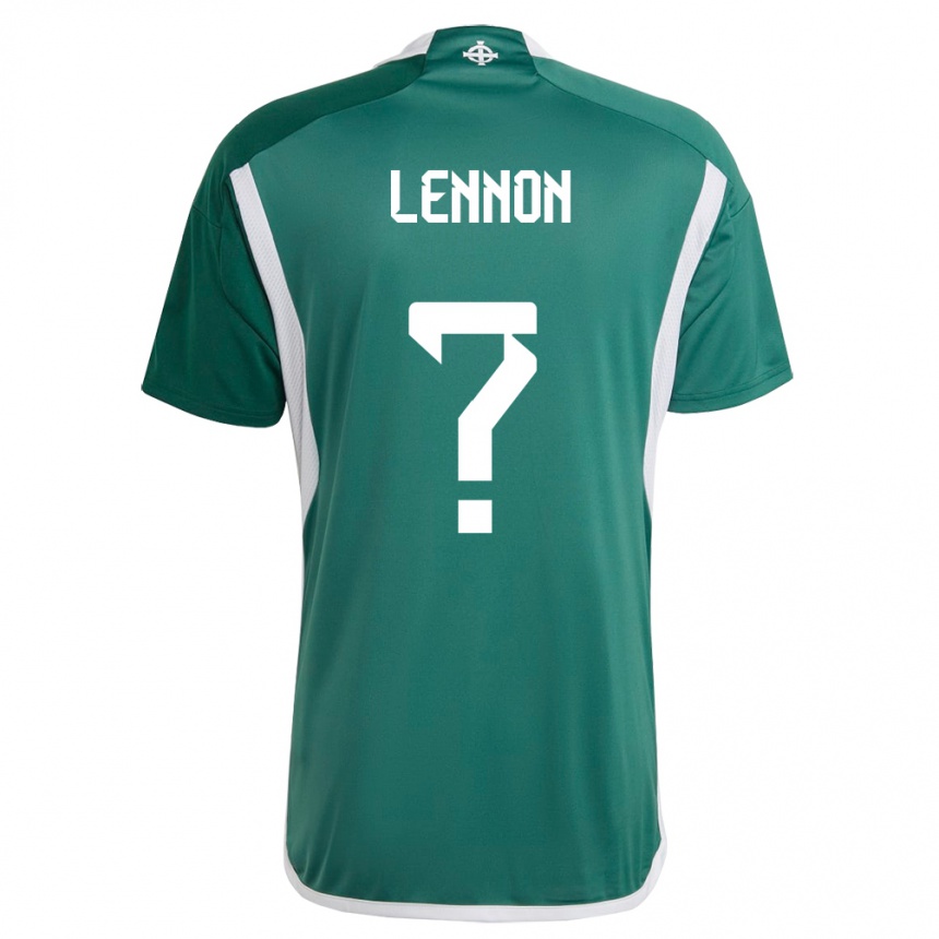 Niño Fútbol Camiseta Irlanda Del Norte Gallagher Lennon #0 Verde 1ª Equipación 24-26 Perú