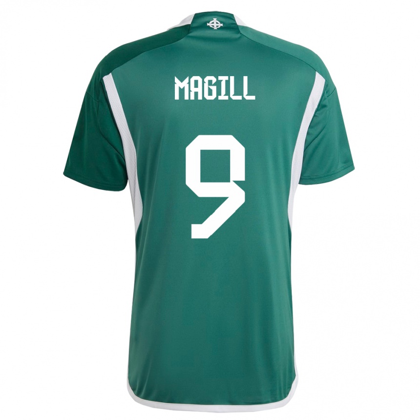 Niño Fútbol Camiseta Irlanda Del Norte Simone Magill #9 Verde 1ª Equipación 24-26 Perú