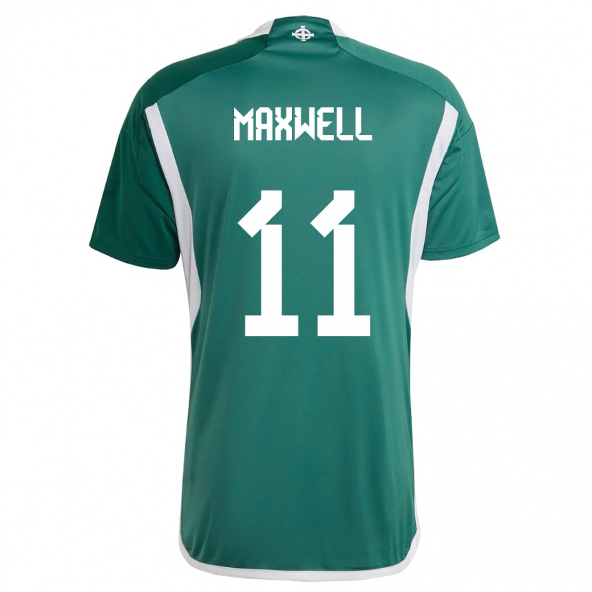 Niño Fútbol Camiseta Irlanda Del Norte Danielle Maxwell #11 Verde 1ª Equipación 24-26 Perú