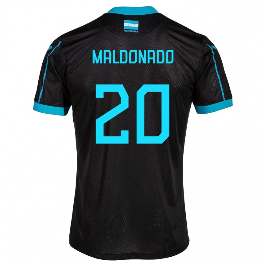 Niño Fútbol Camiseta Honduras Alessandro Maldonado #20 Negro 2ª Equipación 24-26 Perú