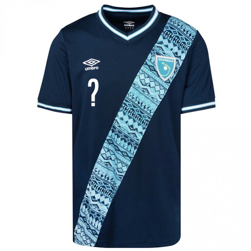 Niño Fútbol Camiseta Guatemala Michelle Rose #0 Azul 2ª Equipación 24-26 Perú