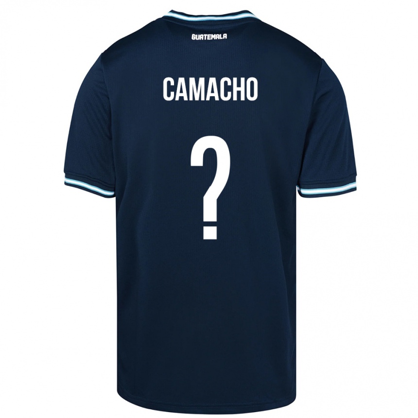 Niño Fútbol Camiseta Guatemala Samuel Camacho #0 Azul 2ª Equipación 24-26 Perú