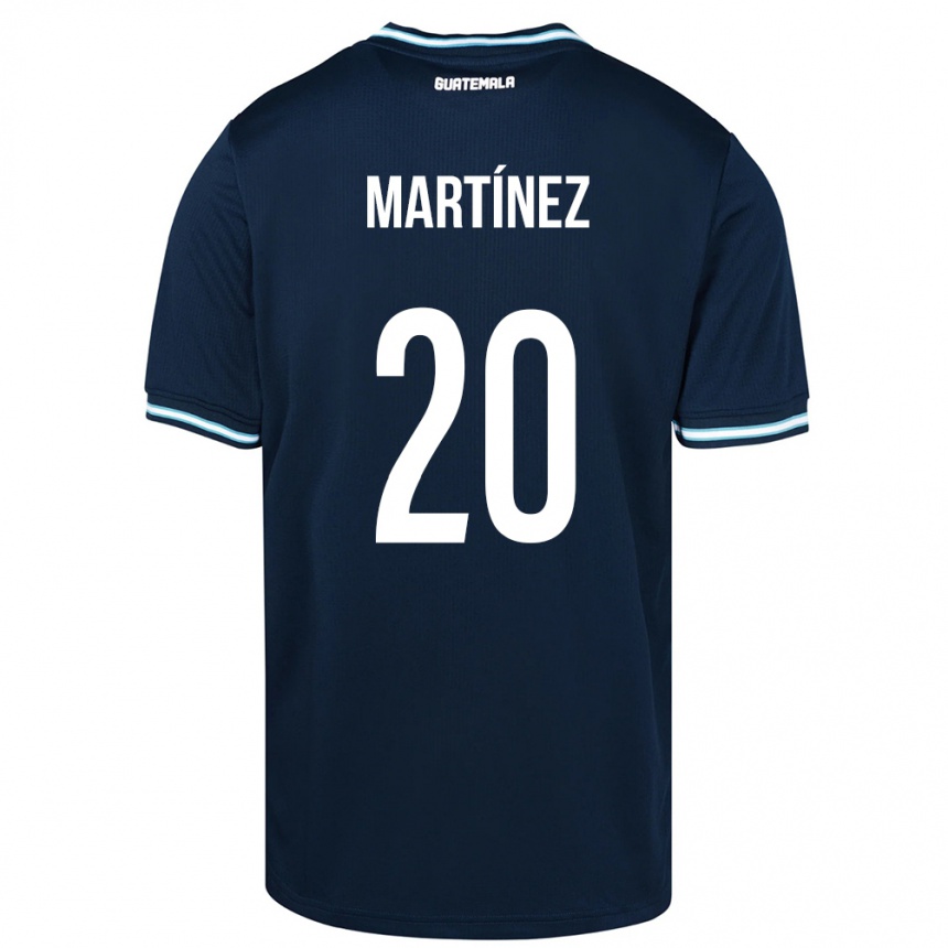 Niño Fútbol Camiseta Guatemala Ana Lucía Martínez #20 Azul 2ª Equipación 24-26 Perú