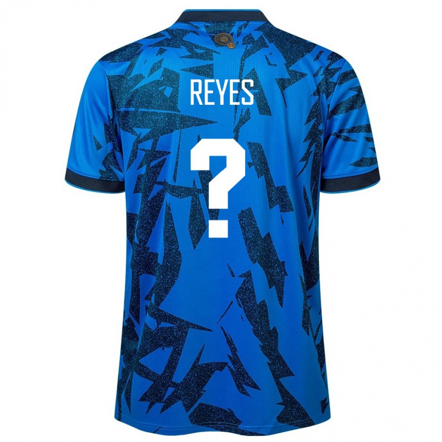 Hombre Fútbol Camiseta El Salvador Jefferson Reyes #0 Azul 1ª Equipación 24-26 Perú