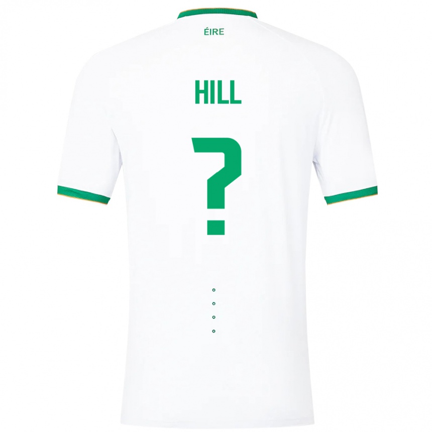 Hombre Fútbol Camiseta Irlanda Tom Hill #0 Blanco 2ª Equipación 24-26 Perú