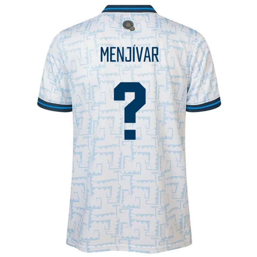 Hombre Fútbol Camiseta El Salvador Leonardo Menjívar #0 Blanco 2ª Equipación 24-26 Perú