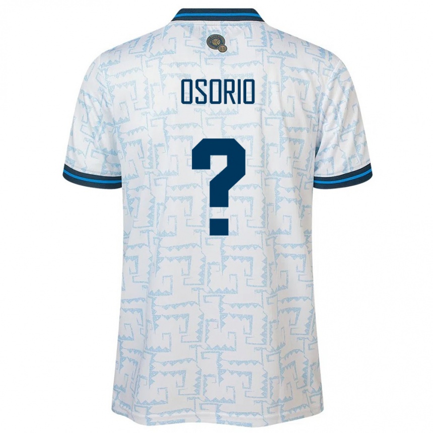 Hombre Fútbol Camiseta El Salvador Harold Osorio #0 Blanco 2ª Equipación 24-26 Perú