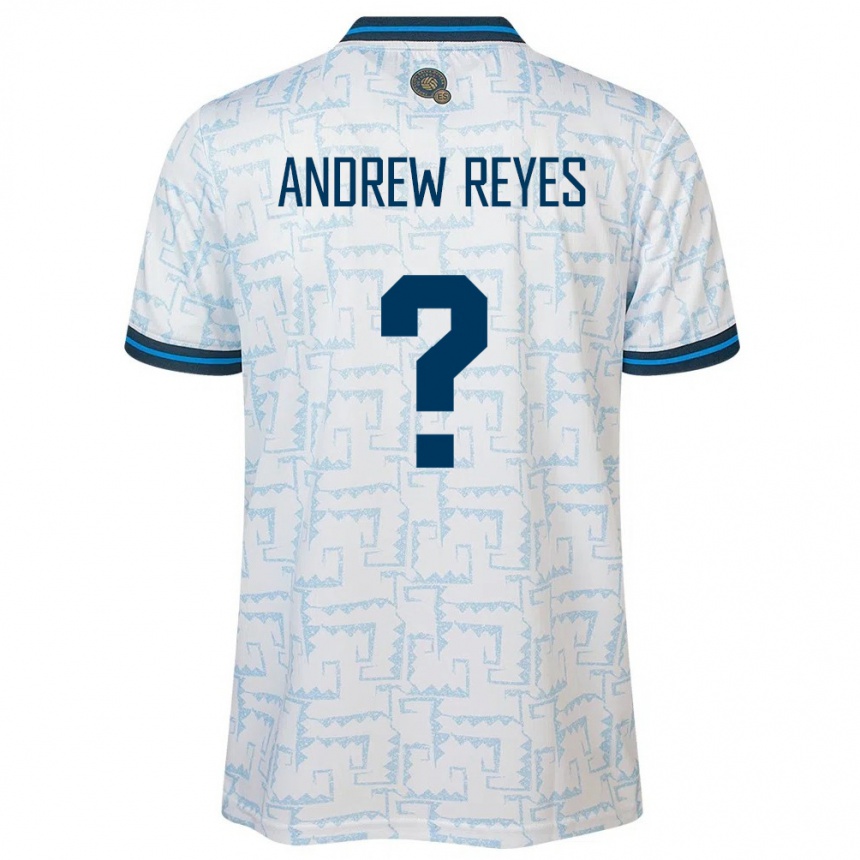 Hombre Fútbol Camiseta El Salvador Andrew Reyes #0 Blanco 2ª Equipación 24-26 Perú