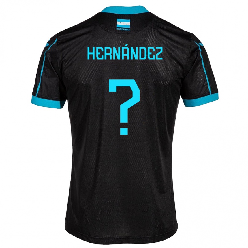 Hombre Fútbol Camiseta Honduras Riccy Hernández #0 Negro 2ª Equipación 24-26 Perú