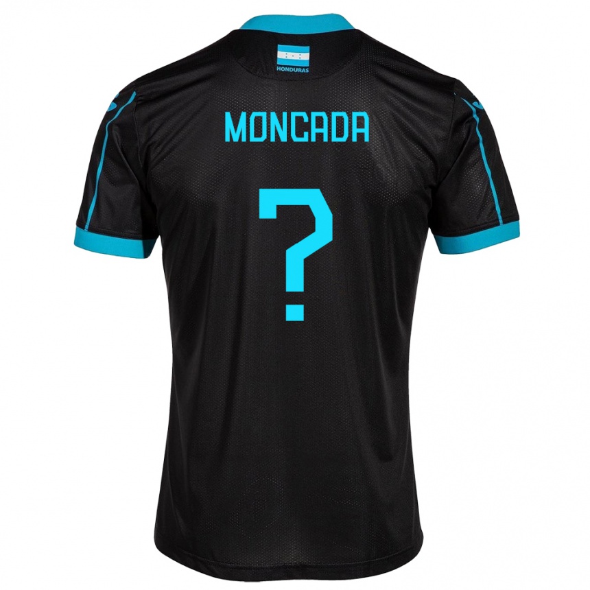 Hombre Fútbol Camiseta Honduras Linda Moncada #0 Negro 2ª Equipación 24-26 Perú