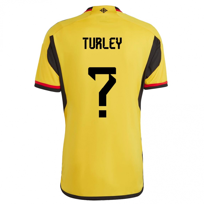 Hombre Fútbol Camiseta Irlanda Del Norte Francis Turley #0 Blanco 2ª Equipación 24-26 Perú