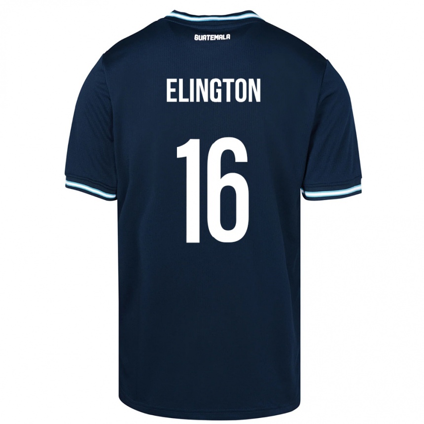 Mujer Fútbol Camiseta Guatemala Elvi Elington #16 Azul 2ª Equipación 24-26 Perú