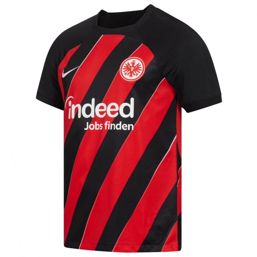 Niño Fútbol Camiseta Jella Veit #25 Negro Rojo 1ª Equipación 2023/24 Perú