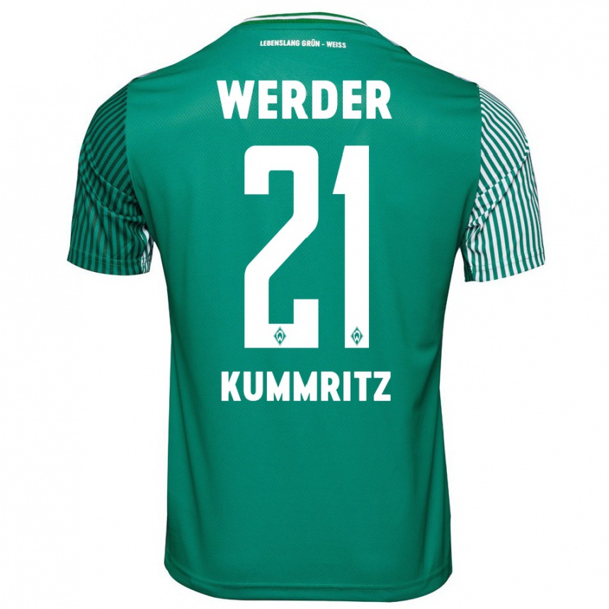 Niño Fútbol Camiseta Liam Kümmritz #21 Verde 1ª Equipación 2023/24 Perú