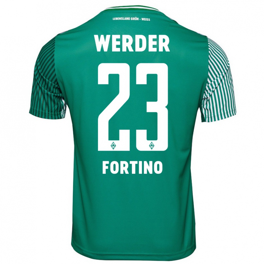 Niño Fútbol Camiseta Pierro Miguel Fortino #23 Verde 1ª Equipación 2023/24 Perú