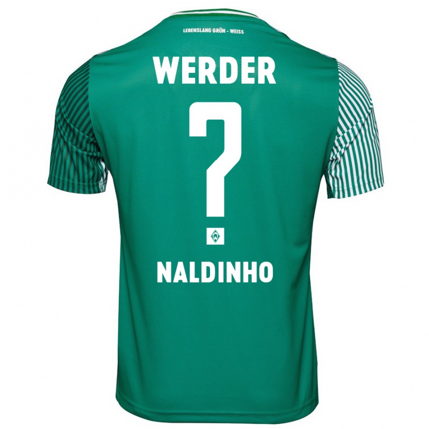 Niño Fútbol Camiseta Naldinho #0 Verde 1ª Equipación 2023/24 Perú