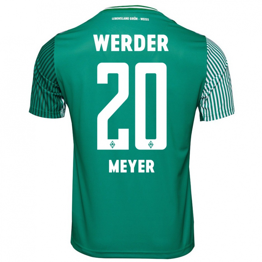 Niño Fútbol Camiseta Keno-Miguel Meyer #20 Verde 1ª Equipación 2023/24 Perú