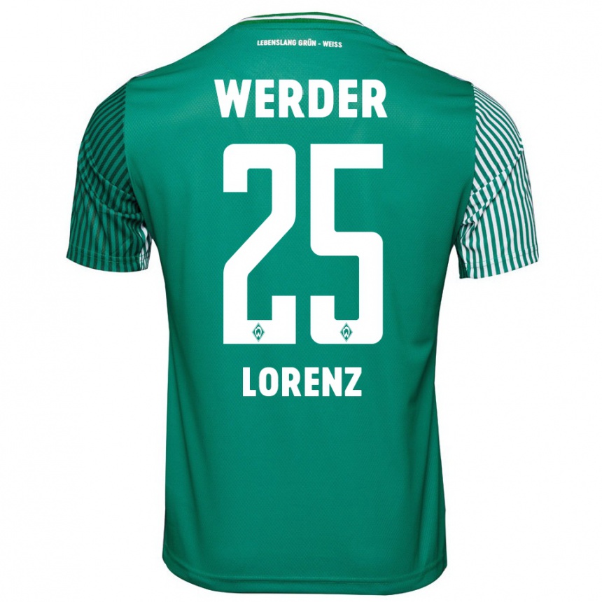 Niño Fútbol Camiseta Jacob Lorenz #25 Verde 1ª Equipación 2023/24 Perú