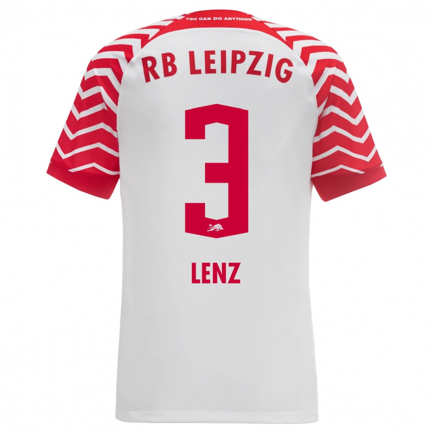 Niño Fútbol Camiseta Christopher Lenz #3 Blanco 1ª Equipación 2023/24 Perú