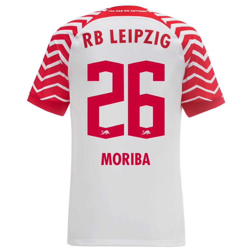 Niño Fútbol Camiseta Ilaix Moriba #26 Blanco 1ª Equipación 2023/24 Perú