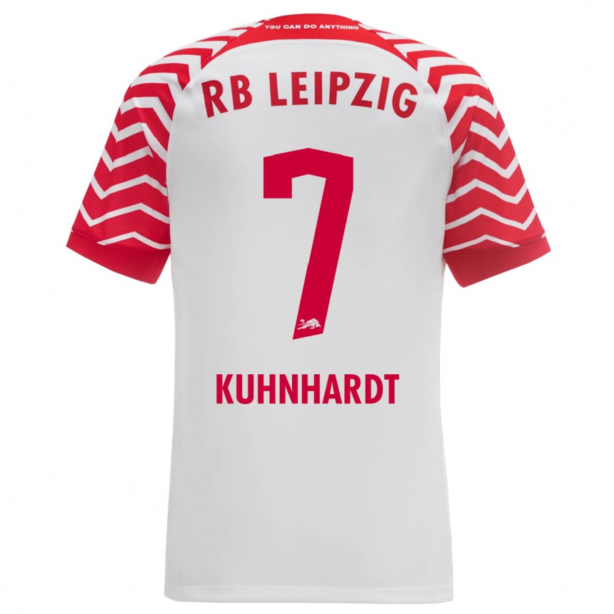 Niño Fútbol Camiseta Paul Kühnhardt #7 Blanco 1ª Equipación 2023/24 Perú