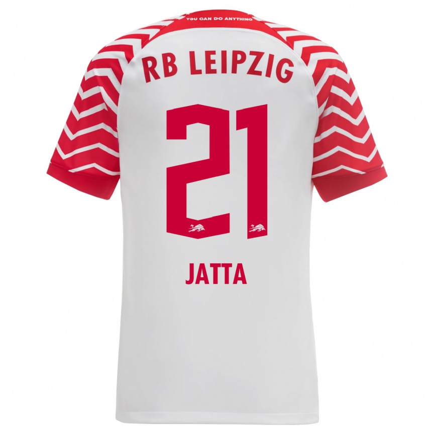 Niño Fútbol Camiseta Nuha Jatta #21 Blanco 1ª Equipación 2023/24 Perú