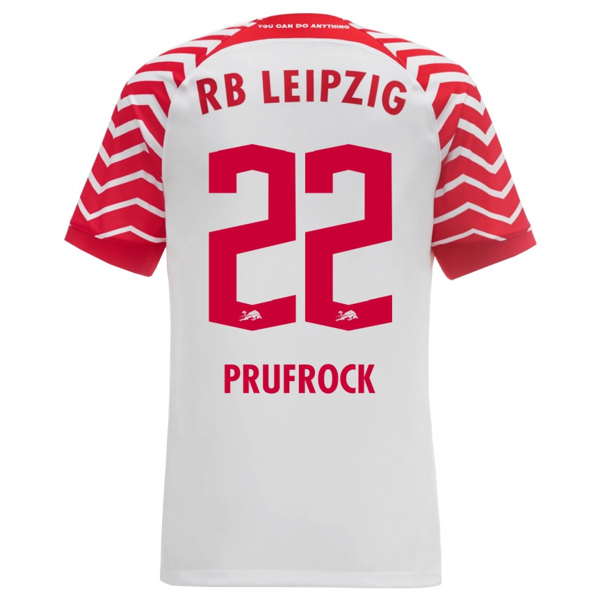 Niño Fútbol Camiseta Silas Prüfrock #22 Blanco 1ª Equipación 2023/24 Perú