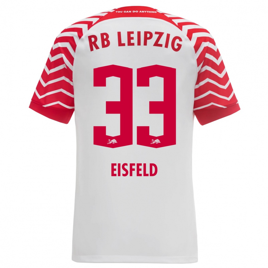 Niño Fútbol Camiseta Tom Eisfeld #33 Blanco 1ª Equipación 2023/24 Perú