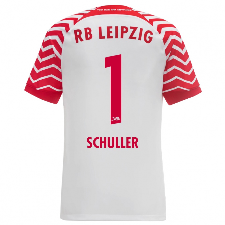 Niño Fútbol Camiseta Gina Schüller #1 Blanco 1ª Equipación 2023/24 Perú