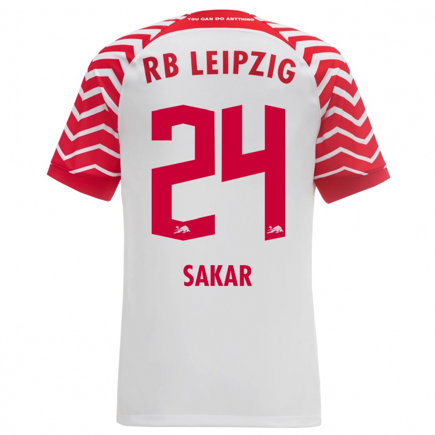 Niño Fútbol Camiseta Fatma Sakar #24 Blanco 1ª Equipación 2023/24 Perú