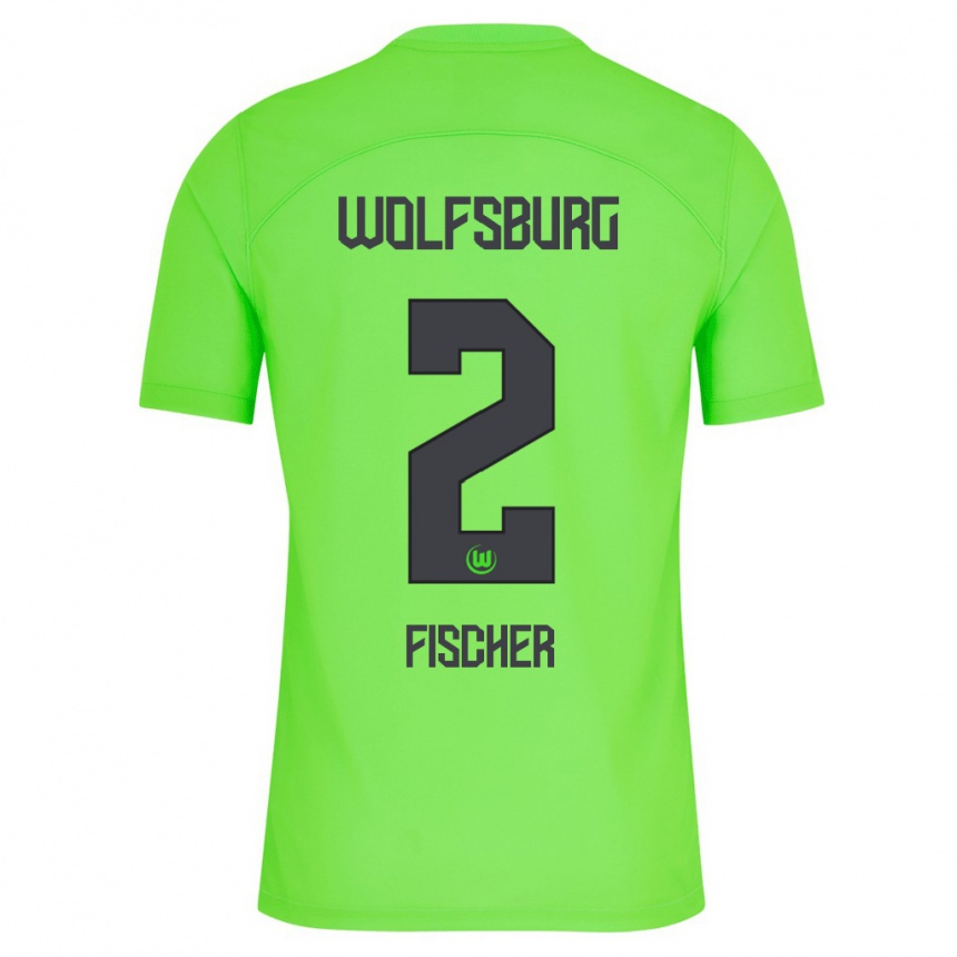 Niño Fútbol Camiseta Kilian Fischer #2 Verde 1ª Equipación 2023/24 Perú