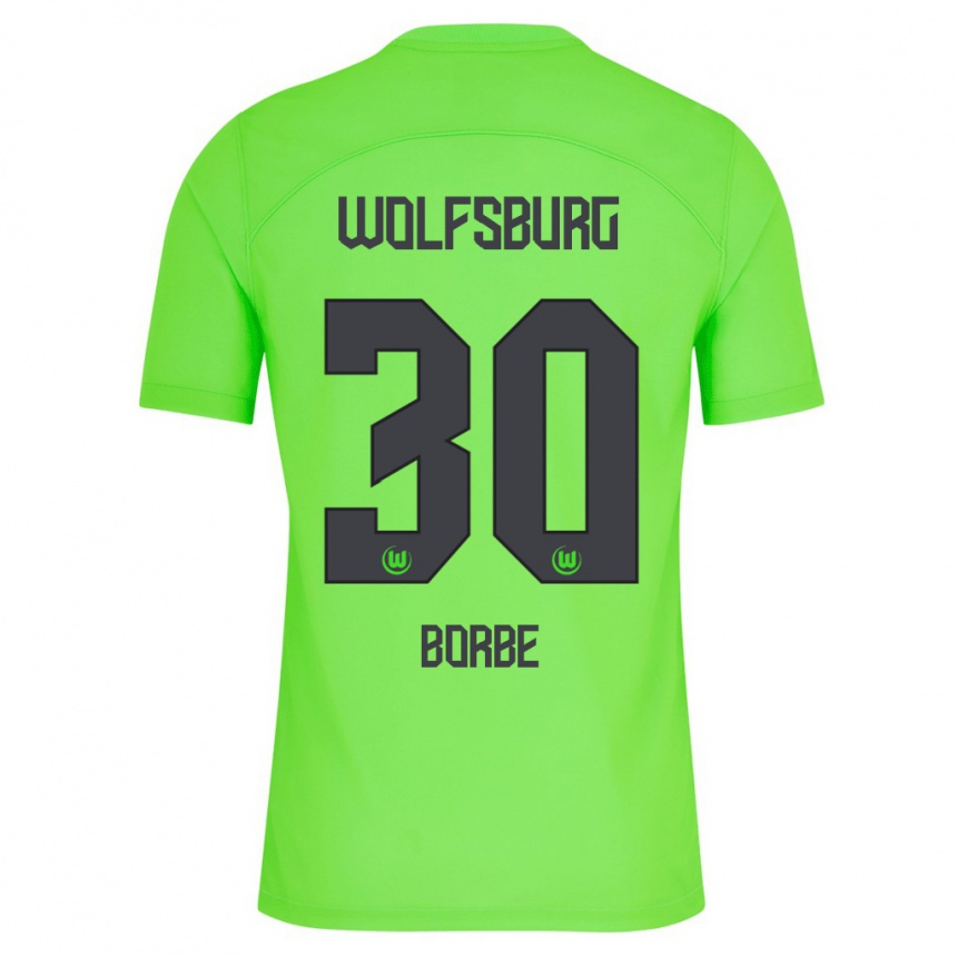 Niño Fútbol Camiseta Anneke Borbe #30 Verde 1ª Equipación 2023/24 Perú