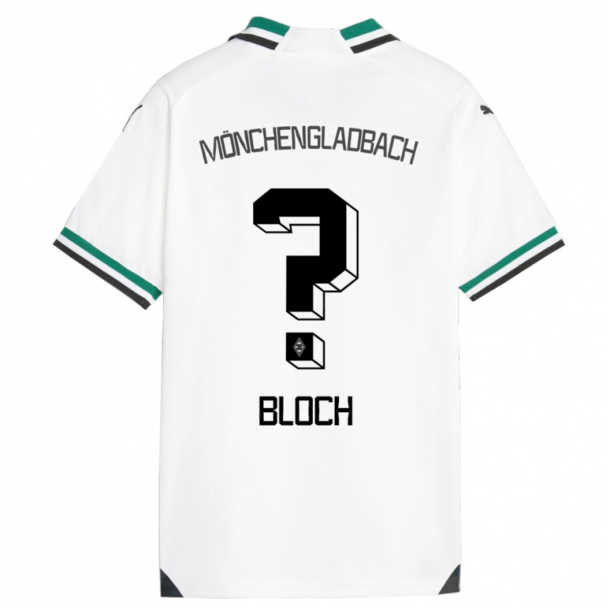 Niño Fútbol Camiseta Stefan Bloch #0 Blanco Verde 1ª Equipación 2023/24 Perú