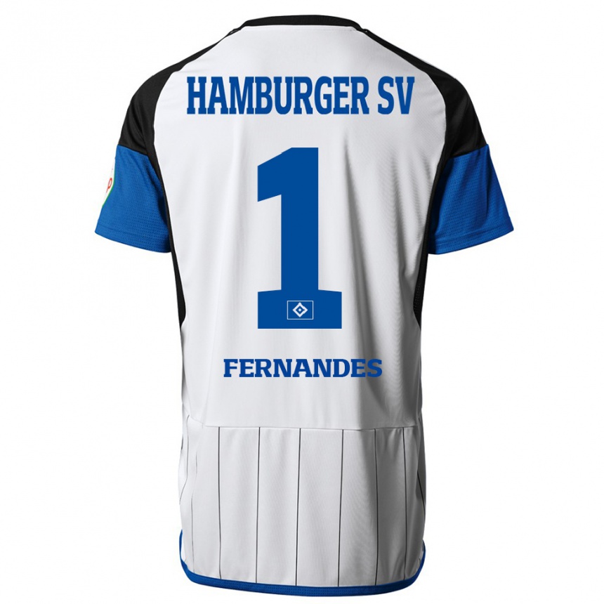 Niño Fútbol Camiseta Daniel Heuer Fernandes #1 Blanco 1ª Equipación 2023/24 Perú