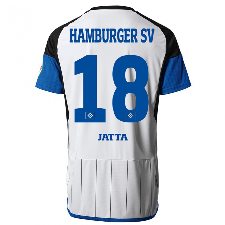 Niño Fútbol Camiseta Bakery Jatta #18 Blanco 1ª Equipación 2023/24 Perú