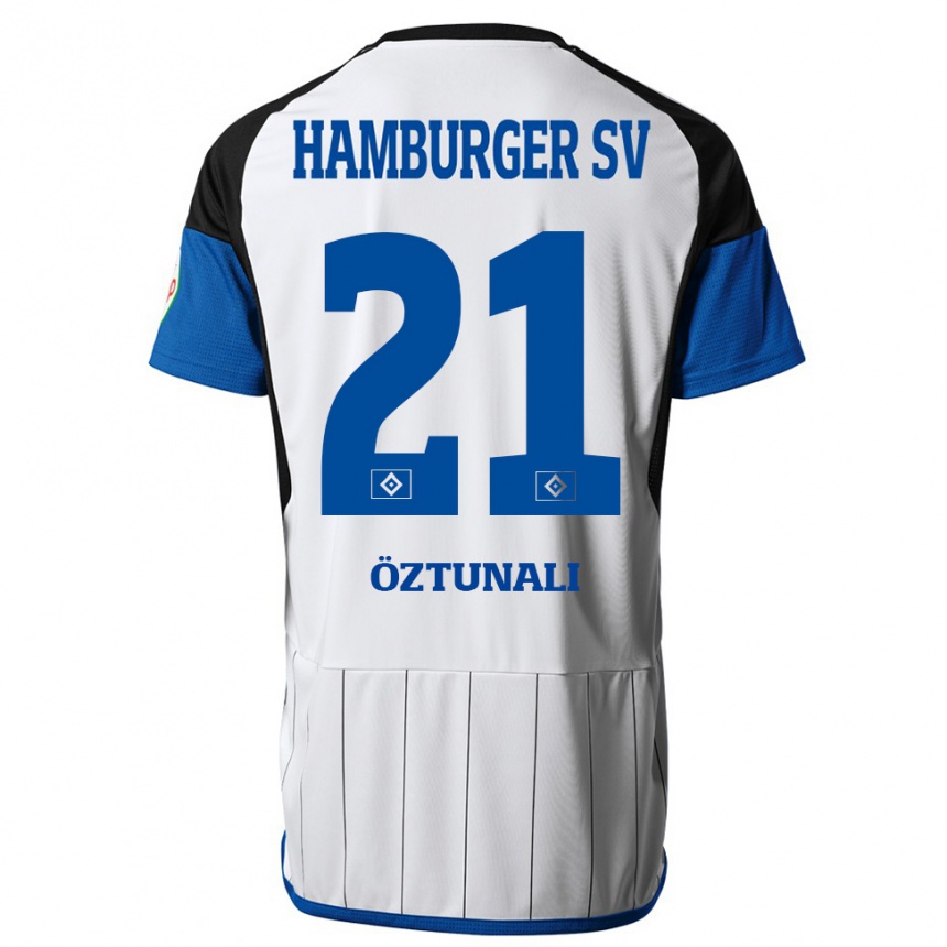 Niño Fútbol Camiseta Levin Öztunali #21 Blanco 1ª Equipación 2023/24 Perú