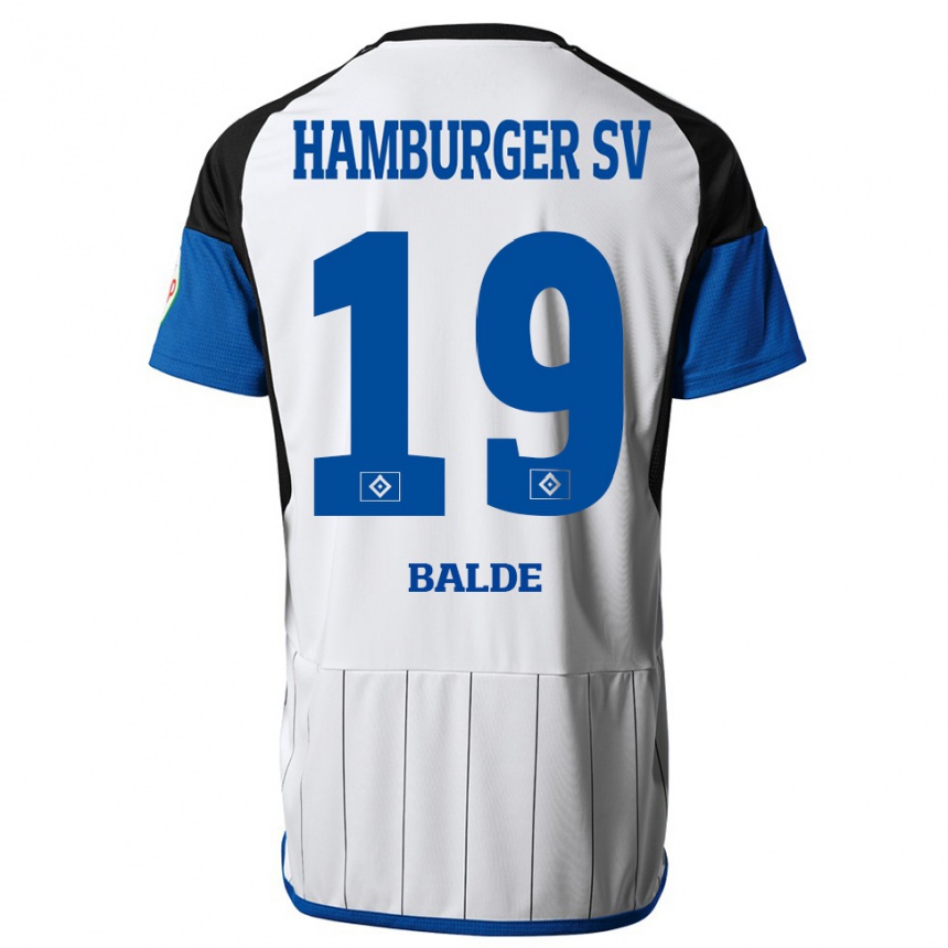 Niño Fútbol Camiseta Saido Balde #19 Blanco 1ª Equipación 2023/24 Perú