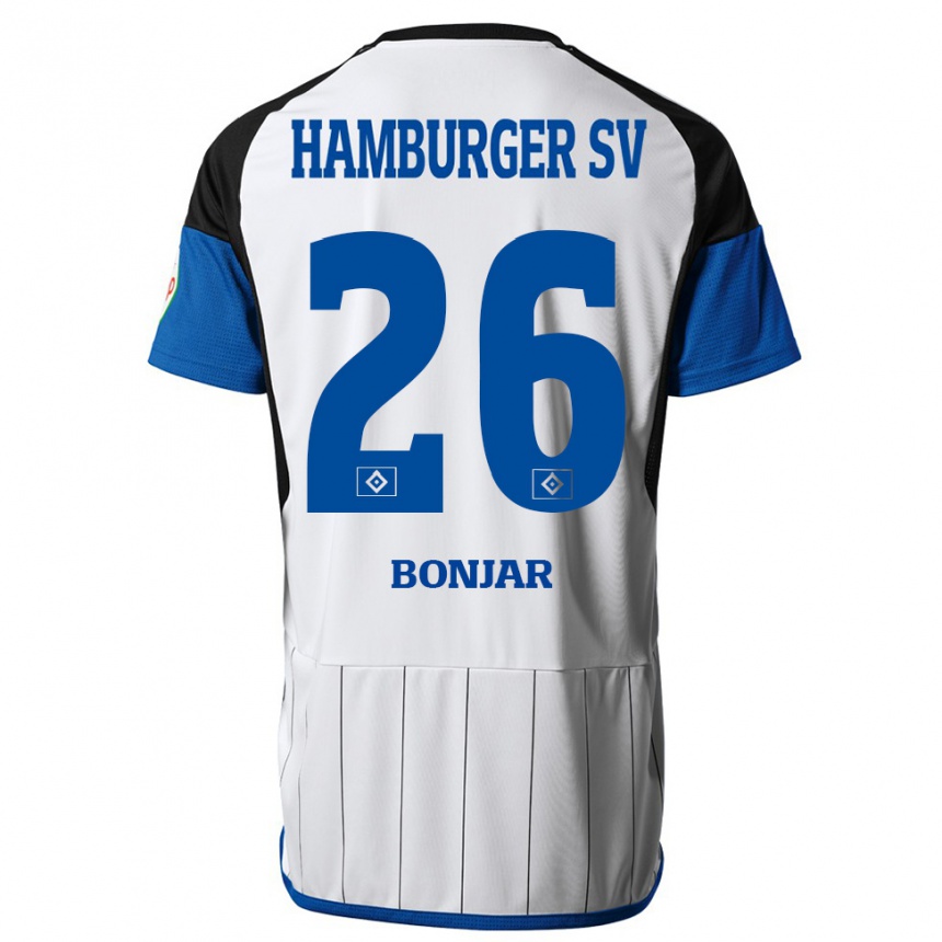 Niño Fútbol Camiseta Amir Bonjar #26 Blanco 1ª Equipación 2023/24 Perú