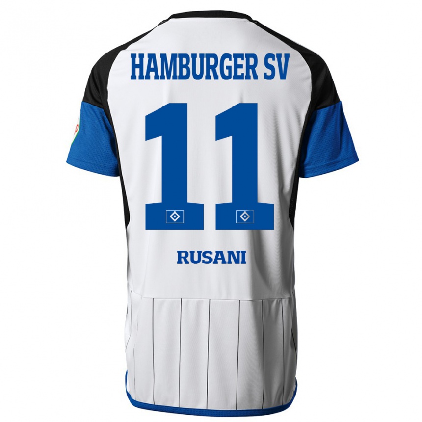 Niño Fútbol Camiseta Yasin Rusani #11 Blanco 1ª Equipación 2023/24 Perú