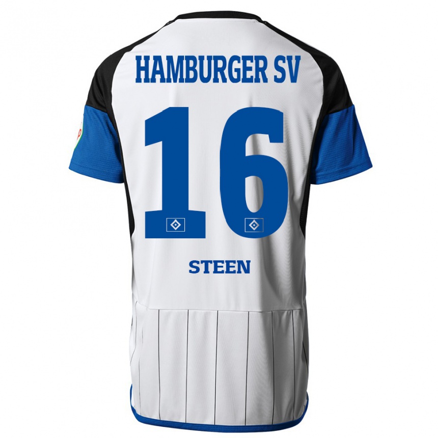 Niño Fútbol Camiseta Maya Steen #16 Blanco 1ª Equipación 2023/24 Perú