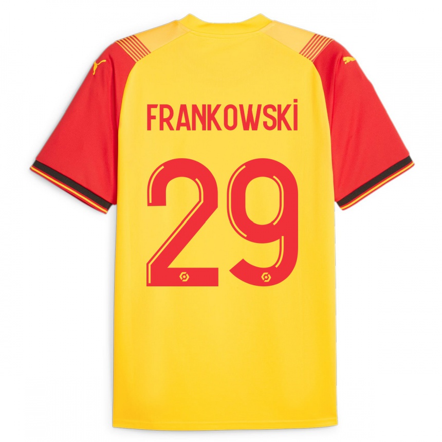 Niño Fútbol Camiseta Przemyslaw Frankowski #29 Amarillo 1ª Equipación 2023/24 Perú