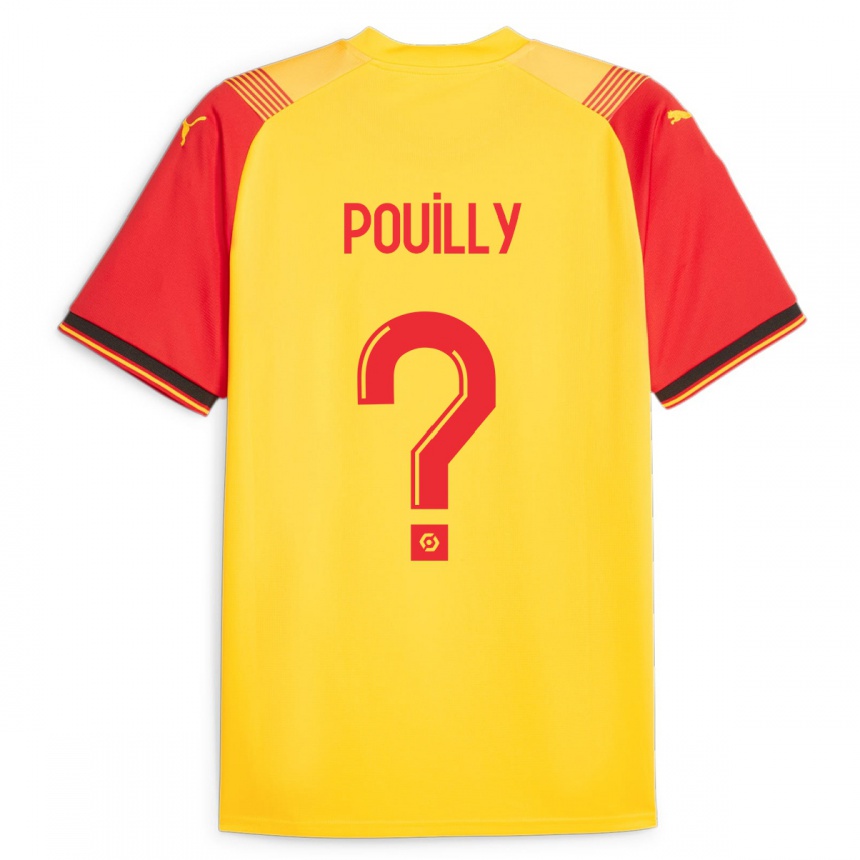 Niño Fútbol Camiseta Tom Pouilly #0 Amarillo 1ª Equipación 2023/24 Perú