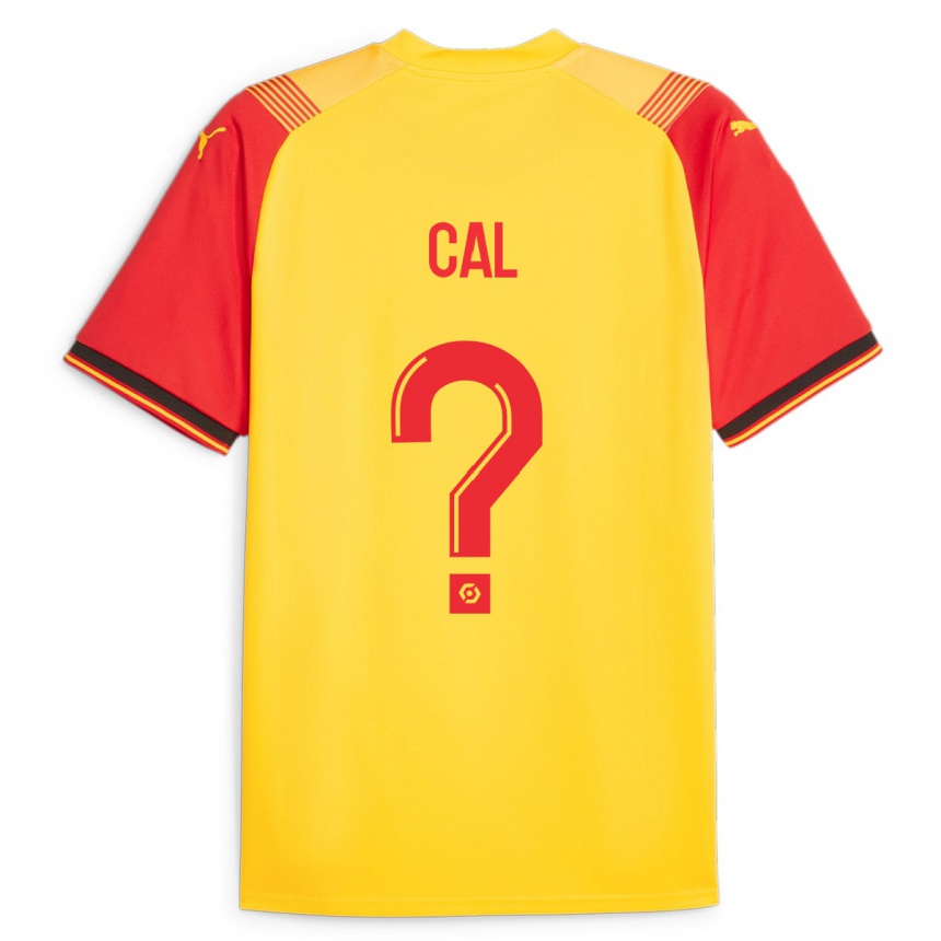 Niño Fútbol Camiseta Mathys Cal #0 Amarillo 1ª Equipación 2023/24 Perú