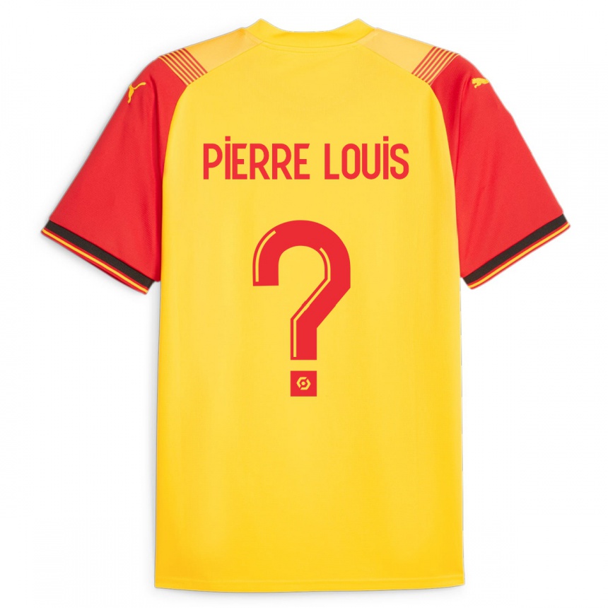 Niño Fútbol Camiseta Dayana Pierre-Louis #0 Amarillo 1ª Equipación 2023/24 Perú